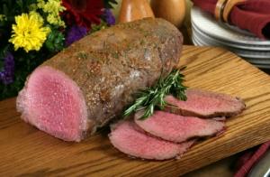 Bison (or Beef) Eye of Round Roast